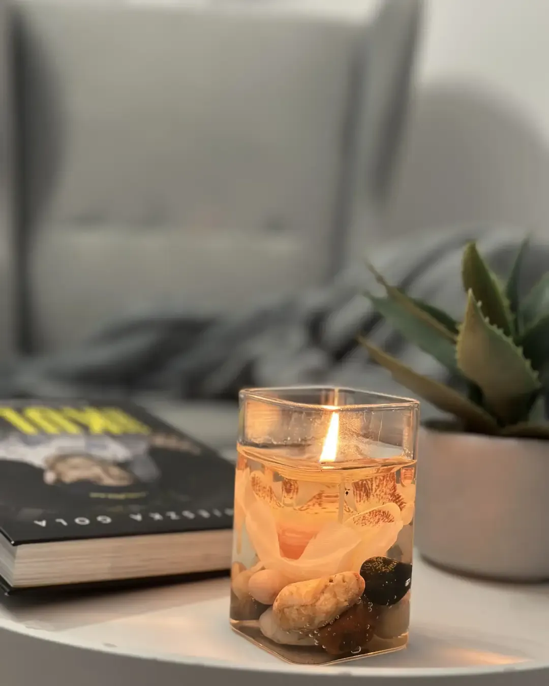 Świeczka LuceVivo – przykład produktu do grafiki sklepowej